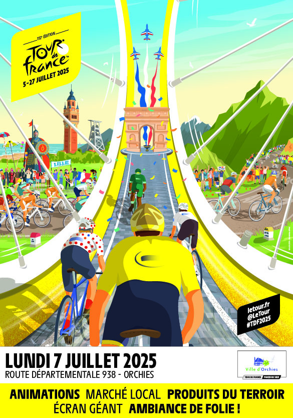 Lire la suite à propos de l’article Passage du Tour de France – 7 juillet 2025